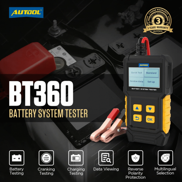 Test de bateria AUTOOL BT360