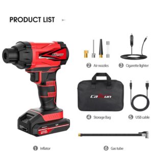 Inflador de neumáticos portátil  CARSUN