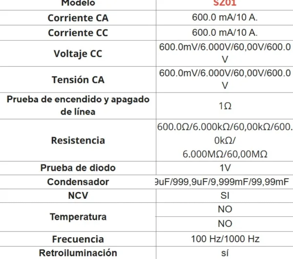 Captura de pantalla 2025-06-16 111410 Multímetro digital ANENG