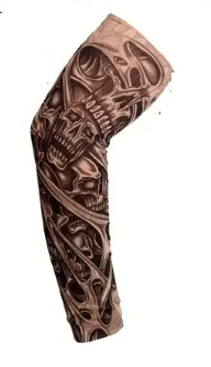 Manga larga estilo tatuaje