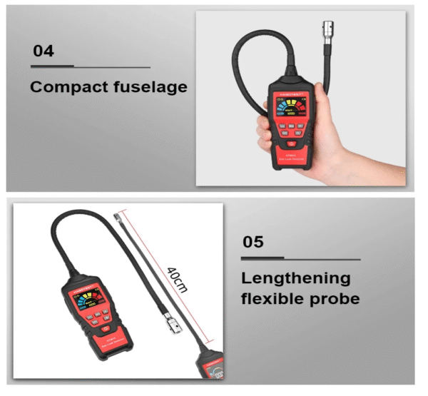 Detector de fuga de gas HABOTEST