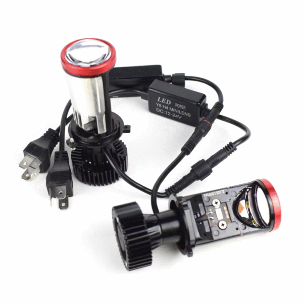 Led con lupa Y8 entrada H4