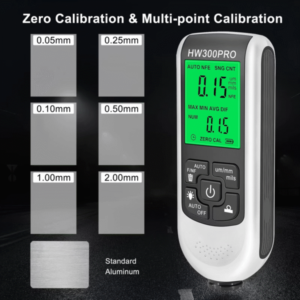 Medidor de espesor de pintura HW300PRO