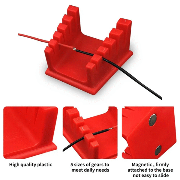 Accesorio para soldadura de cables
