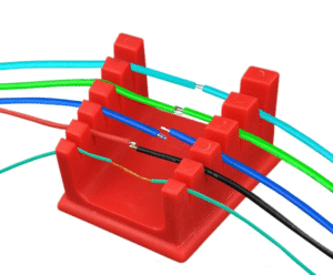 Accesorio para soldadura de cables