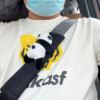 Cubridor de panda para cinturón de seguridad