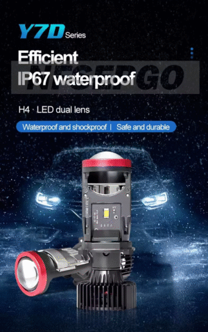 Led con lupa Y7D entrada H4