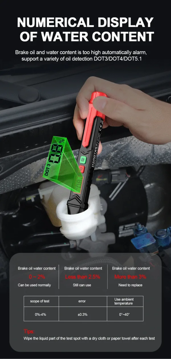 fss Probador digital de liquido de freno
