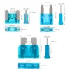 fusiblepackaa Pack de 180 fusibles tipo mini, cuchilla, estándar