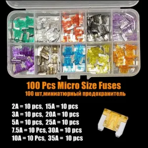 minifa Pack de 100 fusibles tipo mini