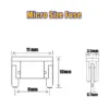 Pack de 100 fusibles tipo mini