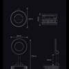 Soporte imantado giro 36O° para celular