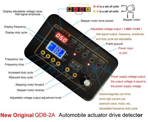 Probador de bobinas y actuadores QDB-2A