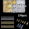 termindc Pack de 270 piezas de terminales macho y hembra