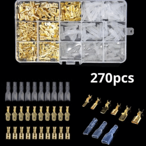 Pack de 270 piezas de terminales macho y hembra