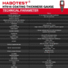 Medidor de espesor de pintura HABOTEST HT616