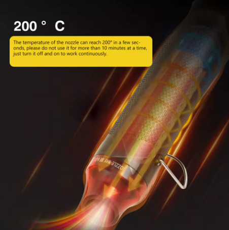 Pistola de calor 200° 400w