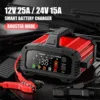 cargador v Cargador de baterias 12V/25A 24V/15A